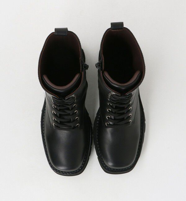 ODETTE E ODILE「スクエアレースアップ ショートブーツ55&uarr;」|ショートブーツ|