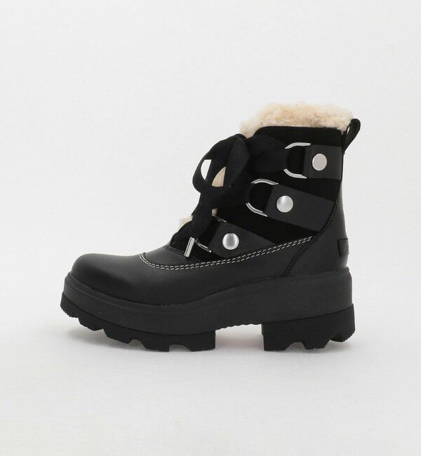 ODETTE E ODILE「＜SOREL＞ JOAN COZY BOOT SBT」|ショートブーツ|BLACK