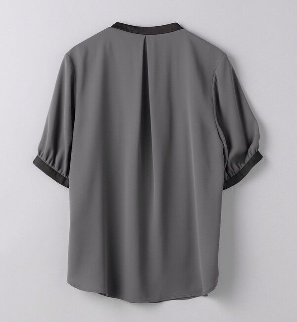 UNITED ARROWS「バイカラーパイピング ショートスリーブ ブラウス」|シャツ・ブラウス|