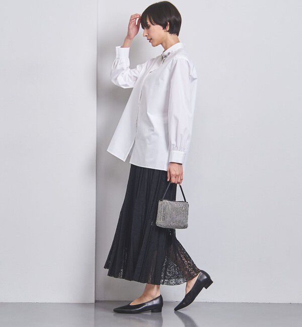 UNITED ARROWS「スクエア ポインテッド フラットシューズ」|パンプス|