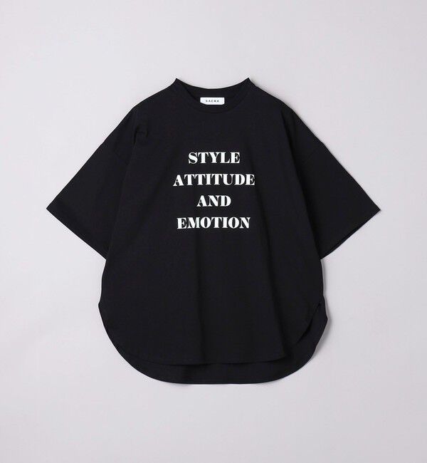 UNITED ARROWS「＜SACRA＞メッセージプリント Tシャツ」|Tシャツ・カットソー|