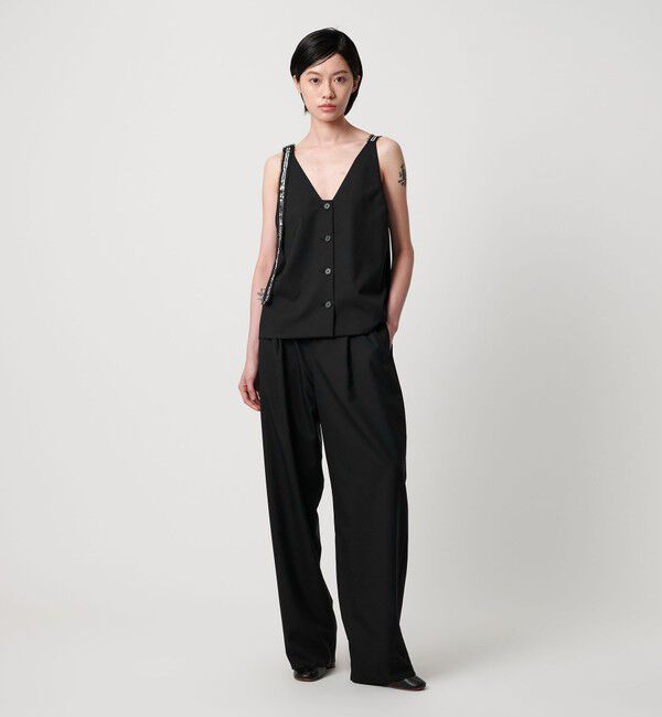 AEWEN MATOPH「＜AEWEN MATOPH＞ウールタック カーブパンツ」|チノ|