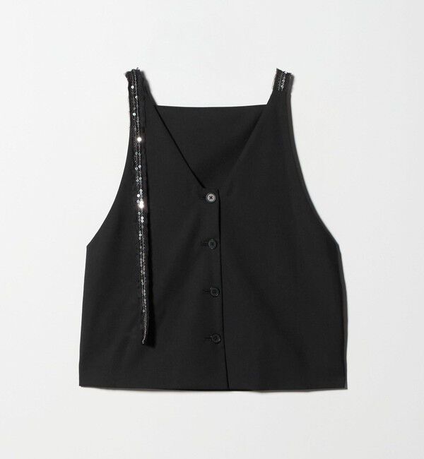AEWEN MATOPH「＜AEWEN MATOPH＞スパンコールテープ 2WAYジレキャミソール」|キャミソール|