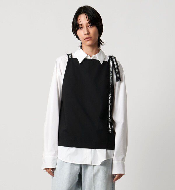 AEWEN MATOPH「＜AEWEN MATOPH＞スパンコールテープ 2WAYジレキャミソール」|キャミソール|