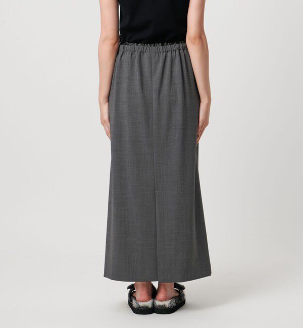 UNITED ARROWS「サテン ウエスト ロングスカート ‐ウォッシャブル‐」|スカート|