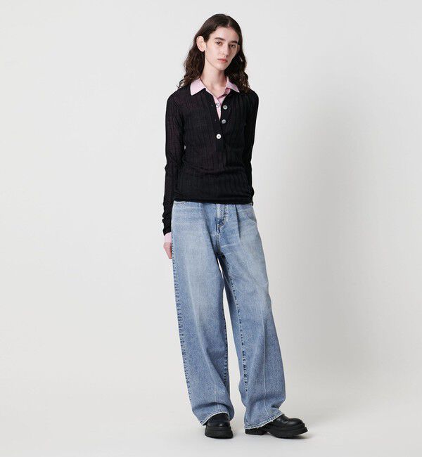 AEWEN MATOPH「＜AEWEN MATOPH＞デニムタックパンツ」|デニム|