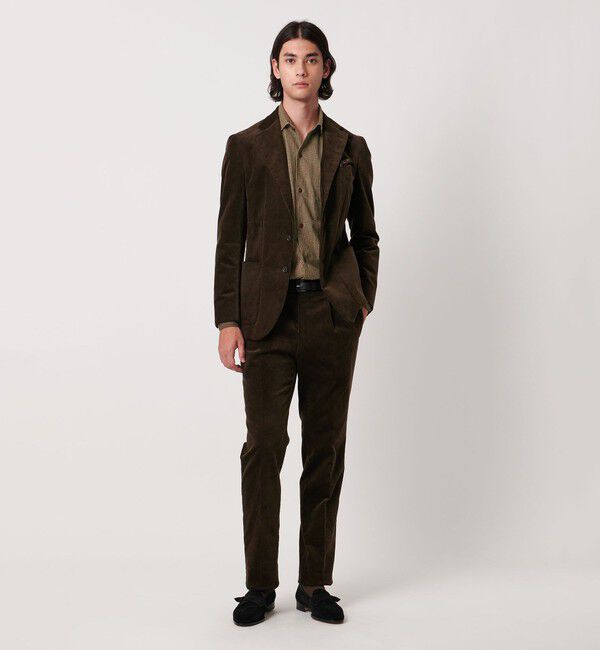 UNITED ARROWS「ALBIATE ブロックチェック ワンピースカラー シャツ」|シャツ・ブラウス|