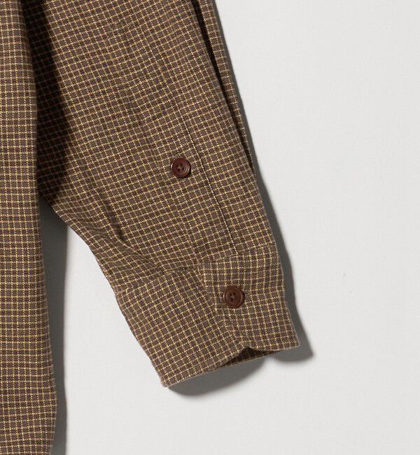 UNITED ARROWS「ALBIATE ブロックチェック ワンピースカラー シャツ」|シャツ・ブラウス|