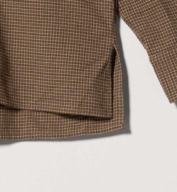 UNITED ARROWS「ALBIATE ブロックチェック ワンピースカラー シャツ」|シャツ・ブラウス|