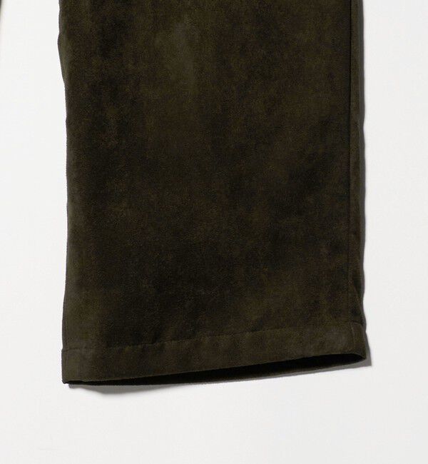 UNITED ARROWS「スエードライク オールギャザー リラックス イージーパンツ」|チノ|