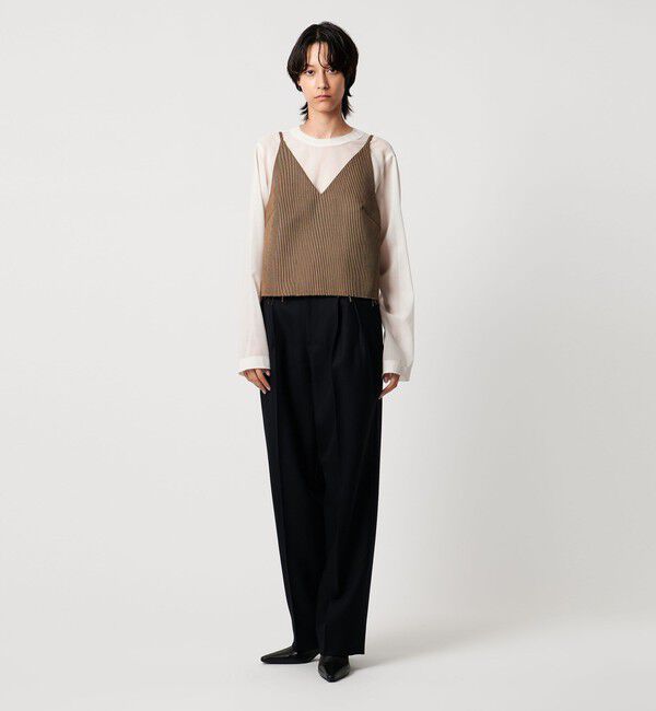 AEWEN MATOPH「＜AEWEN MATOPH＞ウールVネックキャミソール」|キャミソール|