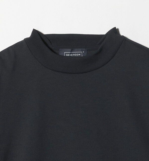 UNITED ARROWS「【別注】＜HAND ROOM＞ドローコード モックネック ロングスリーブ Tシャツ」|Tシャツ・カットソー|