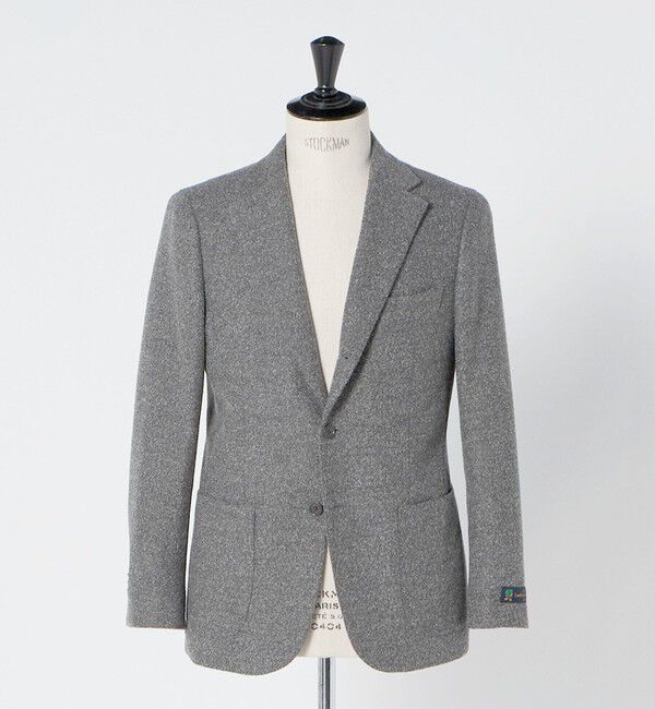 UNITED ARROWS「DI PRAY ブークレ シングル 3ボタン テーラードジャケット C‐MODEL」|テーラードジャケット|