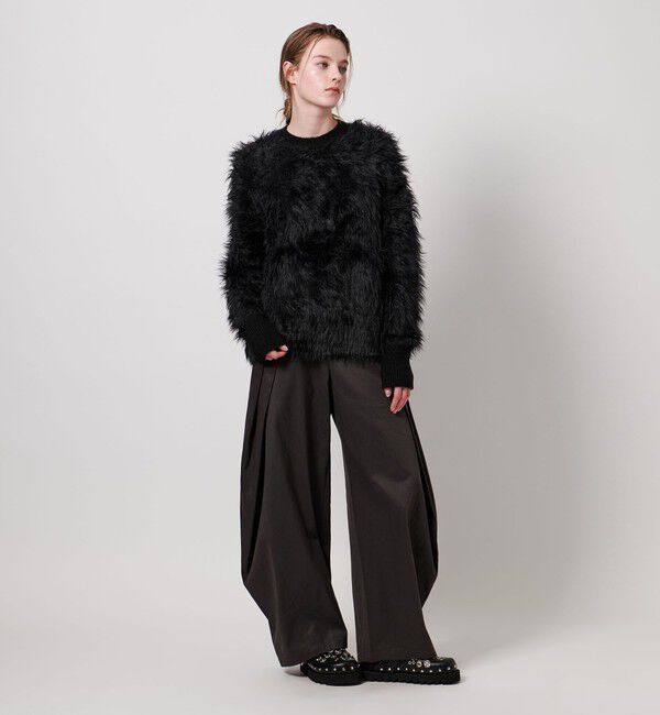 ASTRAET「＜ASTRAET＞シャギー クルーネックニット」|ニット・セーター|