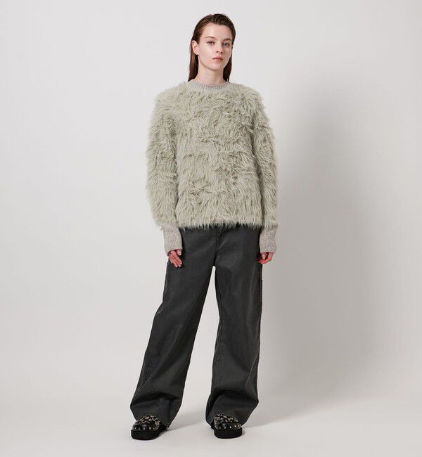 ASTRAET「＜ASTRAET＞シャギー クルーネックニット」|ニット・セーター|