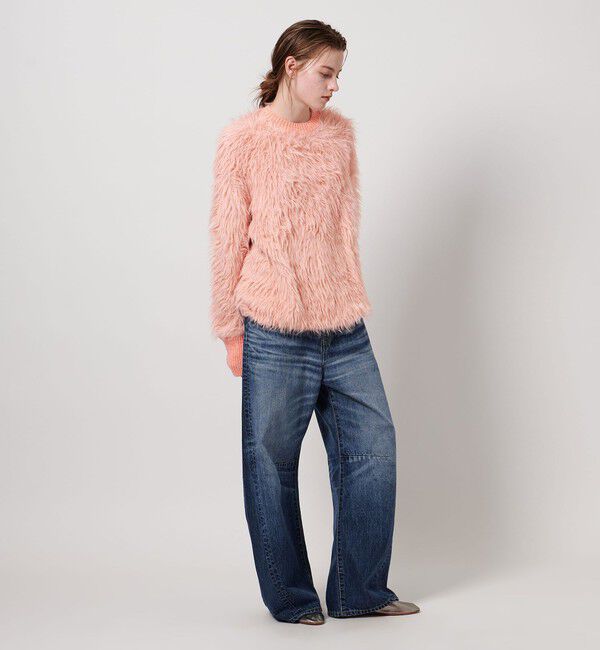 ASTRAET「＜ASTRAET＞シャギー クルーネックニット」|ニット・セーター|