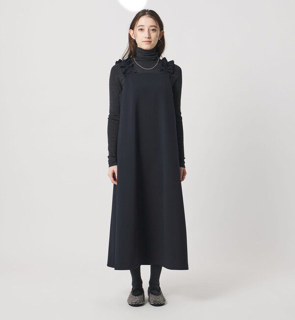 UNITED ARROWS「LIGHT PONGY フリル ワンピース」|ワンピース|