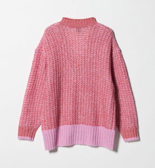 UNITED ARROWS「カラーミックス インレイド カーディガン」|カーディガン|