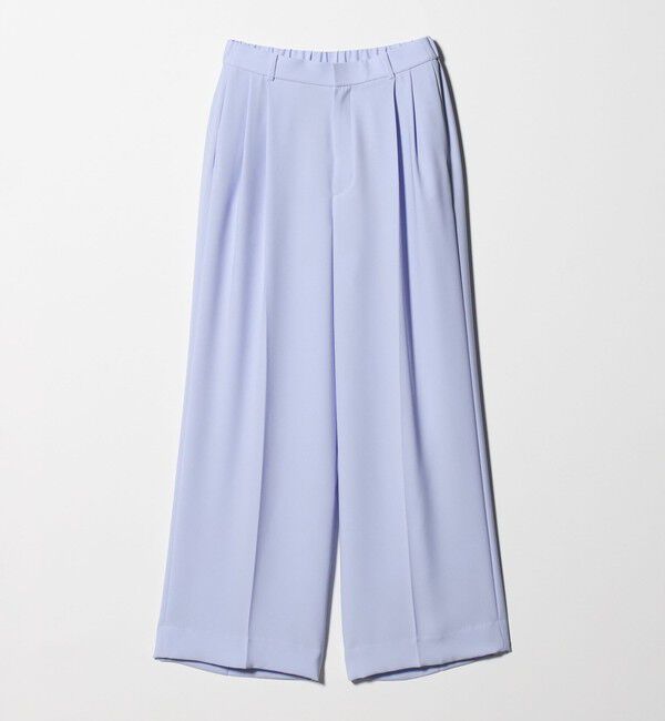 UNITED ARROWS「P 2タック ワイドパンツ ‐ウォッシャブル‐」|スラックス|LILAC