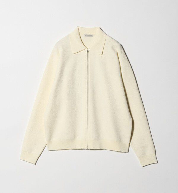 UNITED ARROWS「ブークレー ダブルフェイス ジップブルゾン」|カーディガン|NATURAL