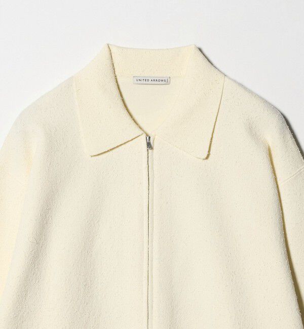 UNITED ARROWS「ブークレー ダブルフェイス ジップブルゾン」|カーディガン|