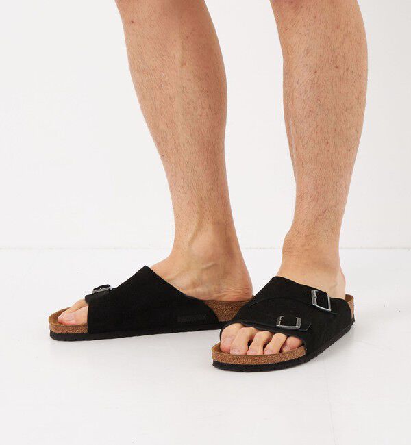 UNITED ARROWS green label relaxing「＜BIRKENSTOCK＞チューリッヒ ブラックスエード サンダル」|サンダル|