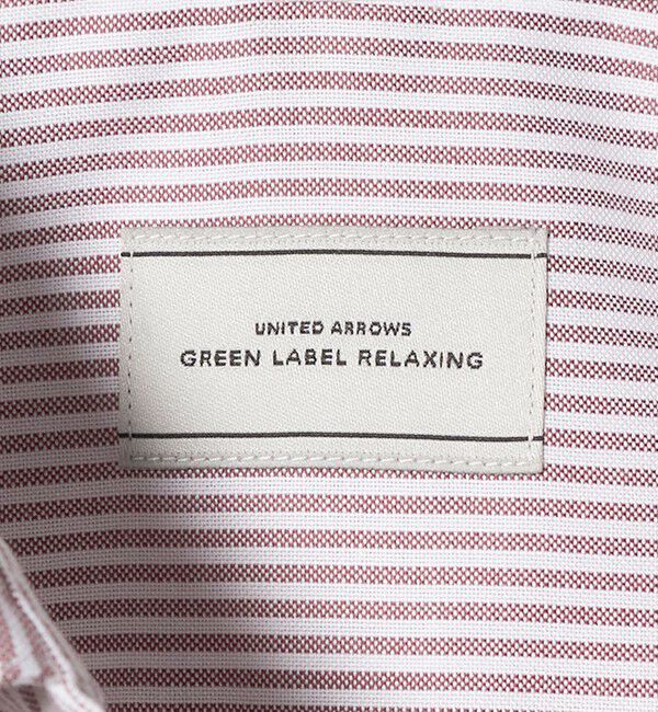 UNITED ARROWS green label relaxing「エブリット コットンオックス ストライプ スナップ ボタンダウン シャツ -イージーアイロン-」|シャツ・ブラウス|