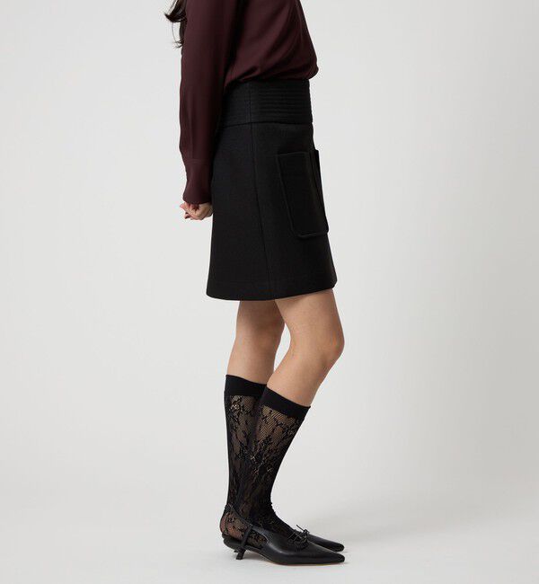 EMMEL REFINES「＜EMMEL REFINES＞EM ボンディング ミニスカート」|スカート|