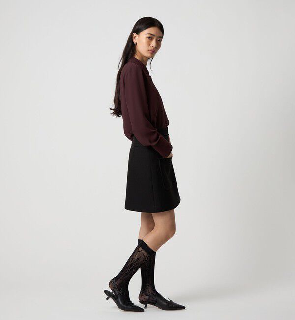 EMMEL REFINES「＜EMMEL REFINES＞EM ボンディング ミニスカート」|スカート|