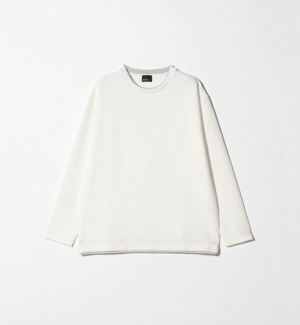 UNITED ARROWS green label relaxing「【WEB限定】リップル フェイクレイヤード ロングスリーブ Tシャツ -吸水速乾・抗菌-」|Tシャツ・カットソー|