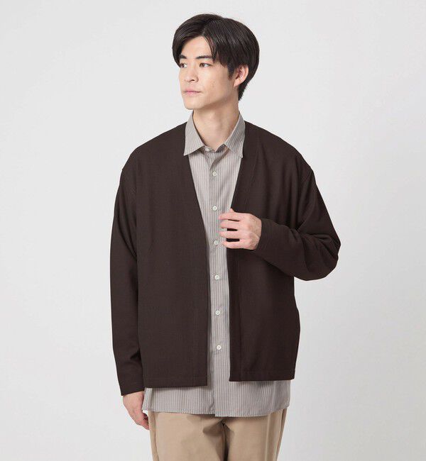 UNITED ARROWS green label relaxing「KIVANC イージーカーディガン」|カーディガン|DK.BROWN