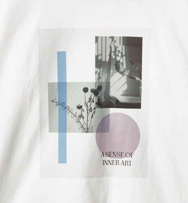 UNITED ARROWS green label relaxing「＜Phospho Graphica＞グラフィック ロングスリーブ Tシャツ」|Tシャツ・カットソー|