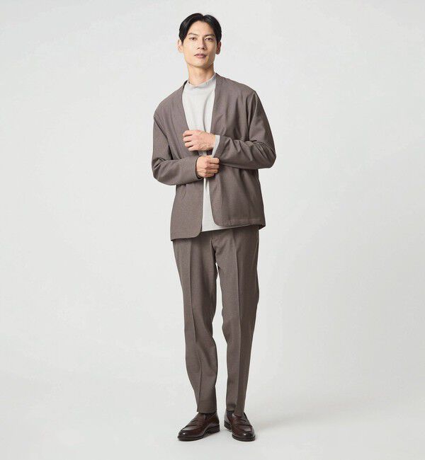 UNITED ARROWS green label relaxing「A+ ウールライク スタンダード イージー スラックス -ウォッシャブル・ストレッチ-」|スラックス|