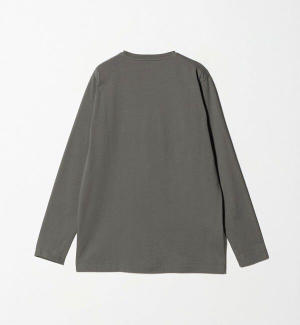 UNITED ARROWS green label relaxing「LONG FIBER COTTON クリア クルーネック 長袖 Tシャツ」|Tシャツ・カットソー|