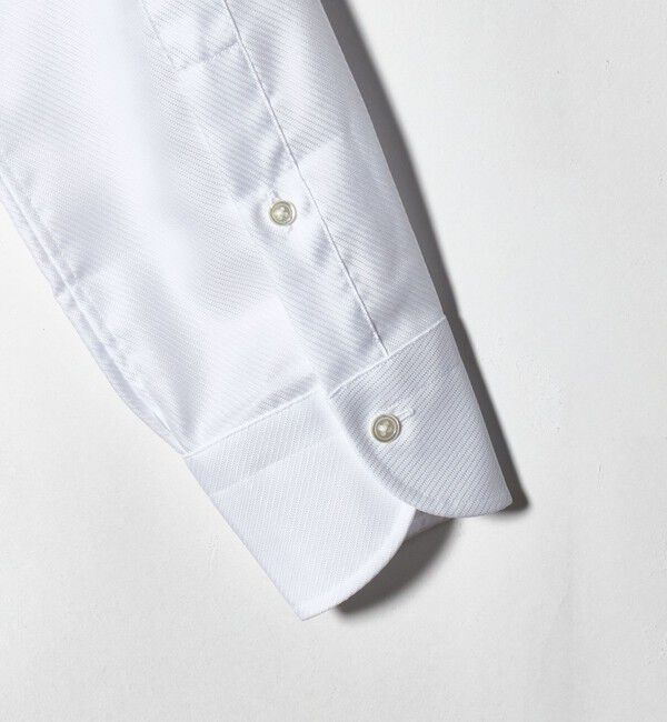 UNITED ARROWS green label relaxing「MADE BY HITOYOSHI フレンチツイル ワイドカラー ドレスシャツ」|シャツ・ブラウス|