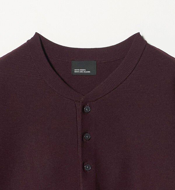 UNITED ARROWS green label relaxing「【WEB限定】ガーターヘンリー ニット」|ニット・セーター|