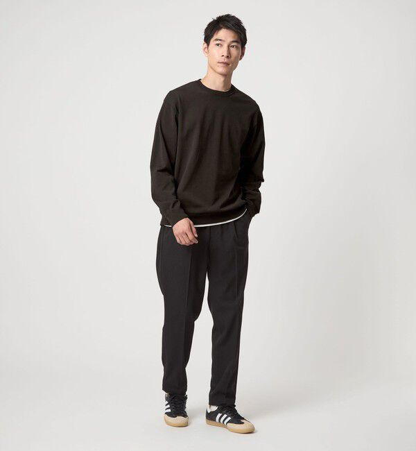 UNITED ARROWS green label relaxing「コットン ポリエステル クルーネック ニット」|ニット・セーター|