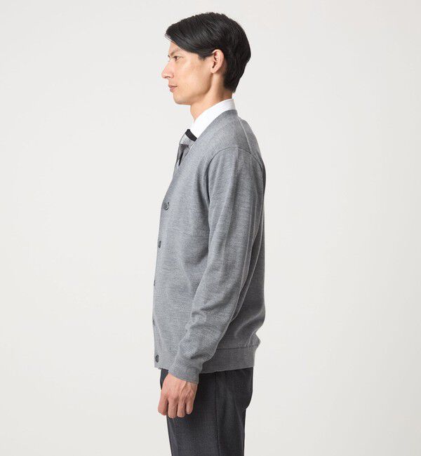 UNITED ARROWS green label relaxing「Super 120's ハイゲージ ニット カーディガン」|カーディガン|