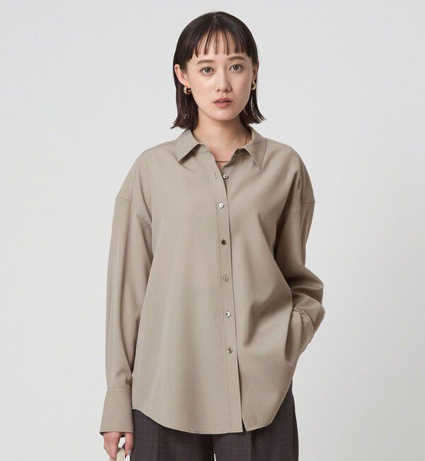 UNITED ARROWS green label relaxing「ツイル シャツ ウォッシャブル」|シャツ・ブラウス|MOCA