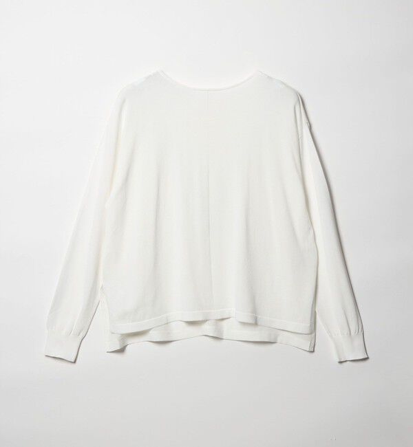 UNITED ARROWS green label relaxing「チャーム付き ドッキング ロングスリーブ プルオーバー ニット」|ニット・セーター|