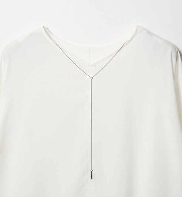 UNITED ARROWS green label relaxing「チャーム付き ドッキング ロングスリーブ プルオーバー ニット」|ニット・セーター|