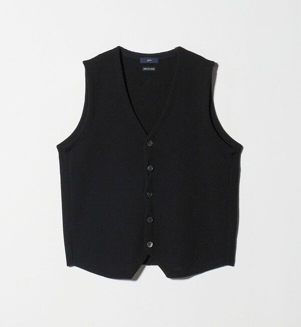 UNITED ARROWS green label relaxing「＜gim＞25F H/MLN ニット ジレ ベスト -ウォッシャブル-」|ベスト・ジレ|