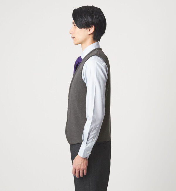 UNITED ARROWS green label relaxing「＜gim＞25F H/MLN ニット ジレ ベスト -ウォッシャブル-」|ベスト・ジレ|