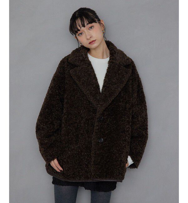 EMMEL REFINES「＜EMMEL REFINES＞EM リバーシブル フェイクムートン コート」|その他|