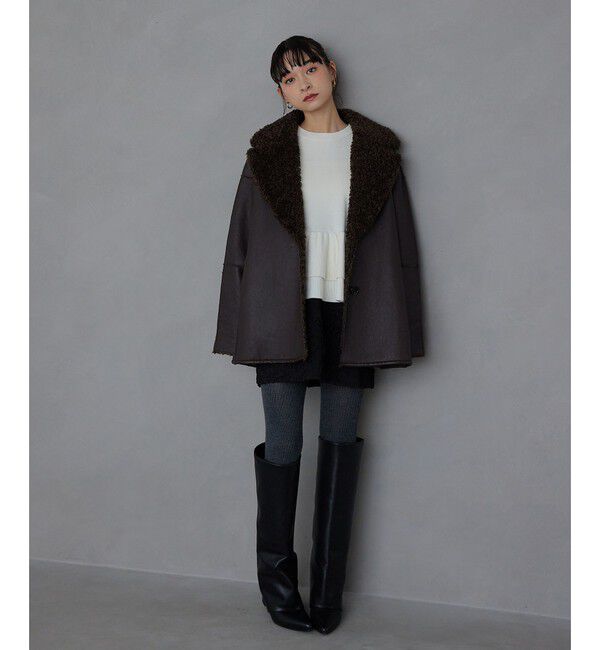 EMMEL REFINES「＜EMMEL REFINES＞EM リバーシブル フェイクムートン コート」|その他|