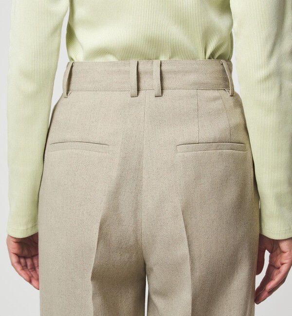 UNITED ARROWS green label relaxing「［size SHORT/TALLあり］Greed グリード メランジ ストレート パンツ」|スラックス|