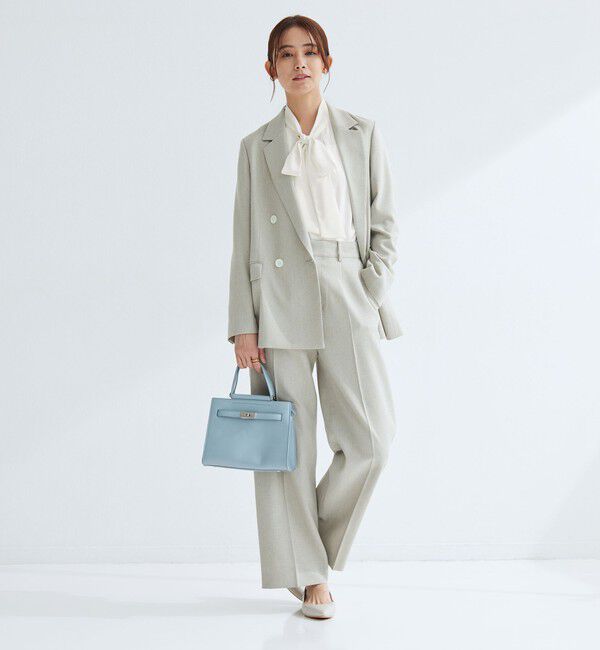 UNITED ARROWS green label relaxing「トロミ ボウタイ ブラウス マシンウォッシャブル」|シャツ・ブラウス|