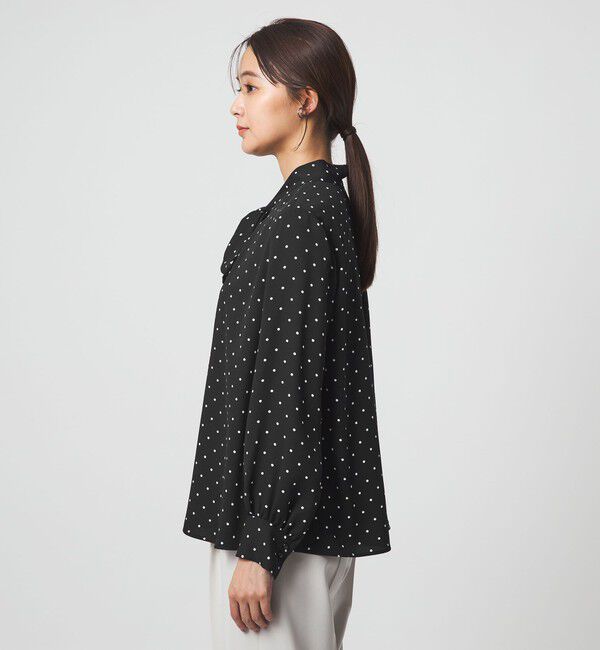 UNITED ARROWS green label relaxing「トロミ ボウタイ ブラウス マシンウォッシャブル」|シャツ・ブラウス|