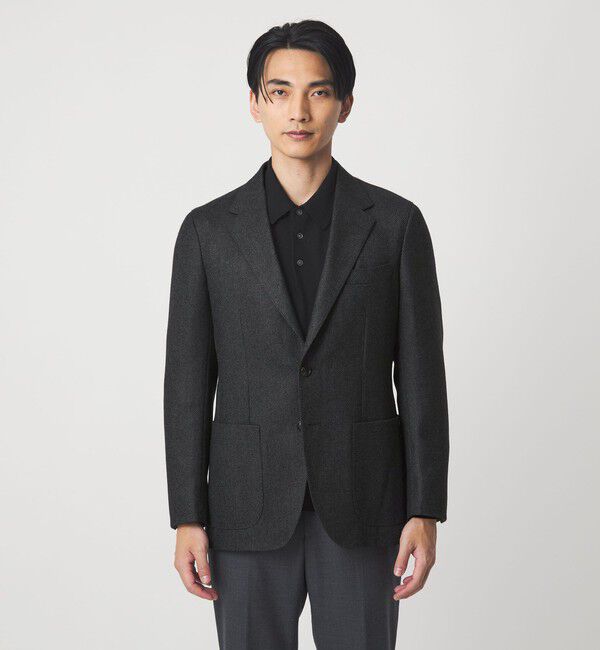 UNITED ARROWS green label relaxing「GLR CLOTH ミルドカルゼ 2B RG ジャケット」|テーラードジャケット|