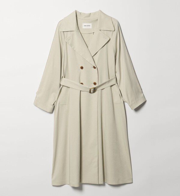 EMMEL REFINES「＜EMMEL REFINES＞EM Wボタン トロミ フレア トレンチコート」|トレンチコート|